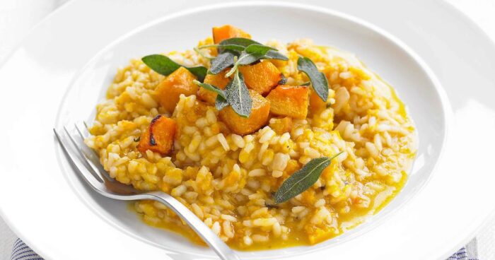 Butternut Squash Risotto with Sage and Pecans ingredients & recipe