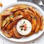 Crispy Baked Parmesan Garlic Potato Wedges Recipe In 2024